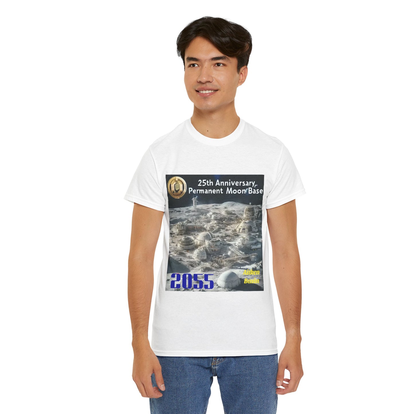 Moon Base 25th Anniversary Tee - 2065, Moon T-Shirt