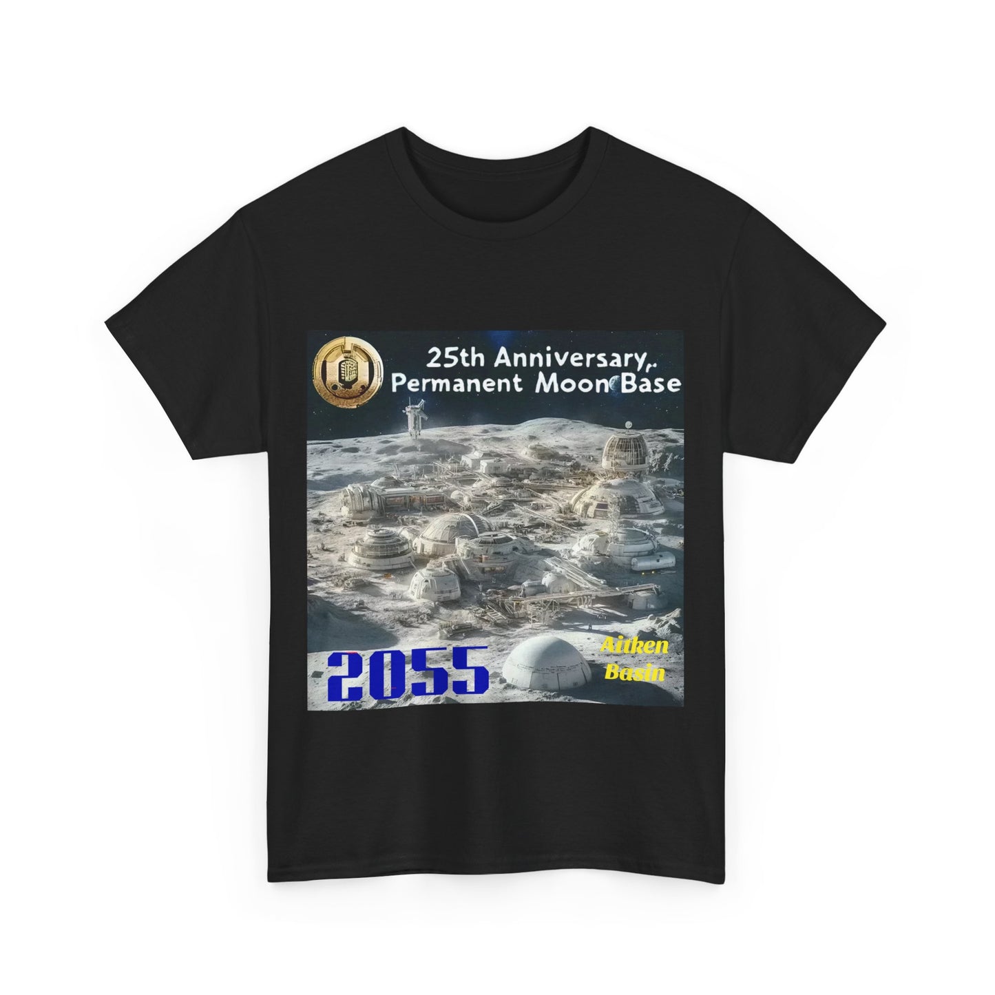 Moon Base 25th Anniversary Tee - 2065, Moon T-Shirt