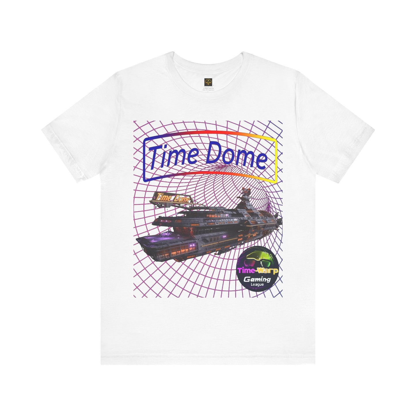 The Time Dome and Time Warp Gaming League T-shirt, The Daily Spaceship Tee.