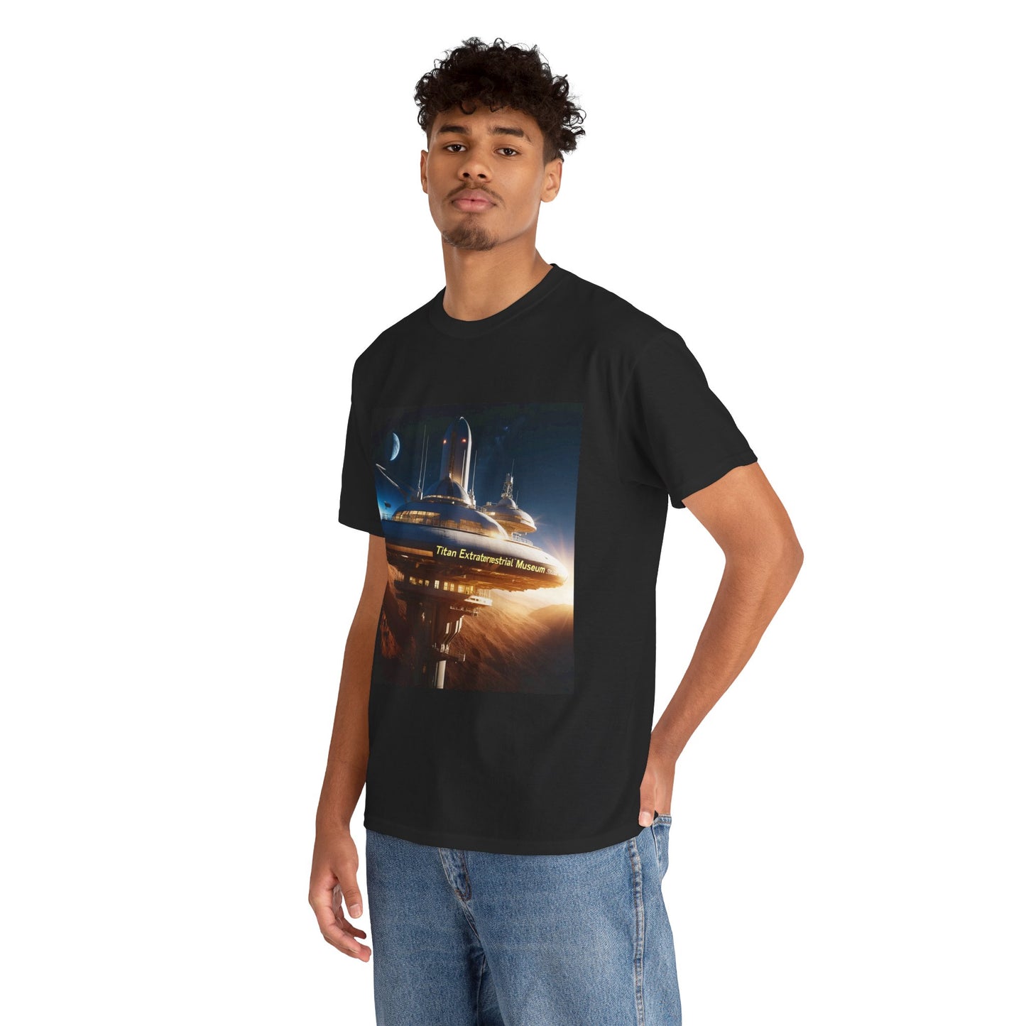 Titan Extraterrestrial Museum Tee - Titan Alien Space Shirt