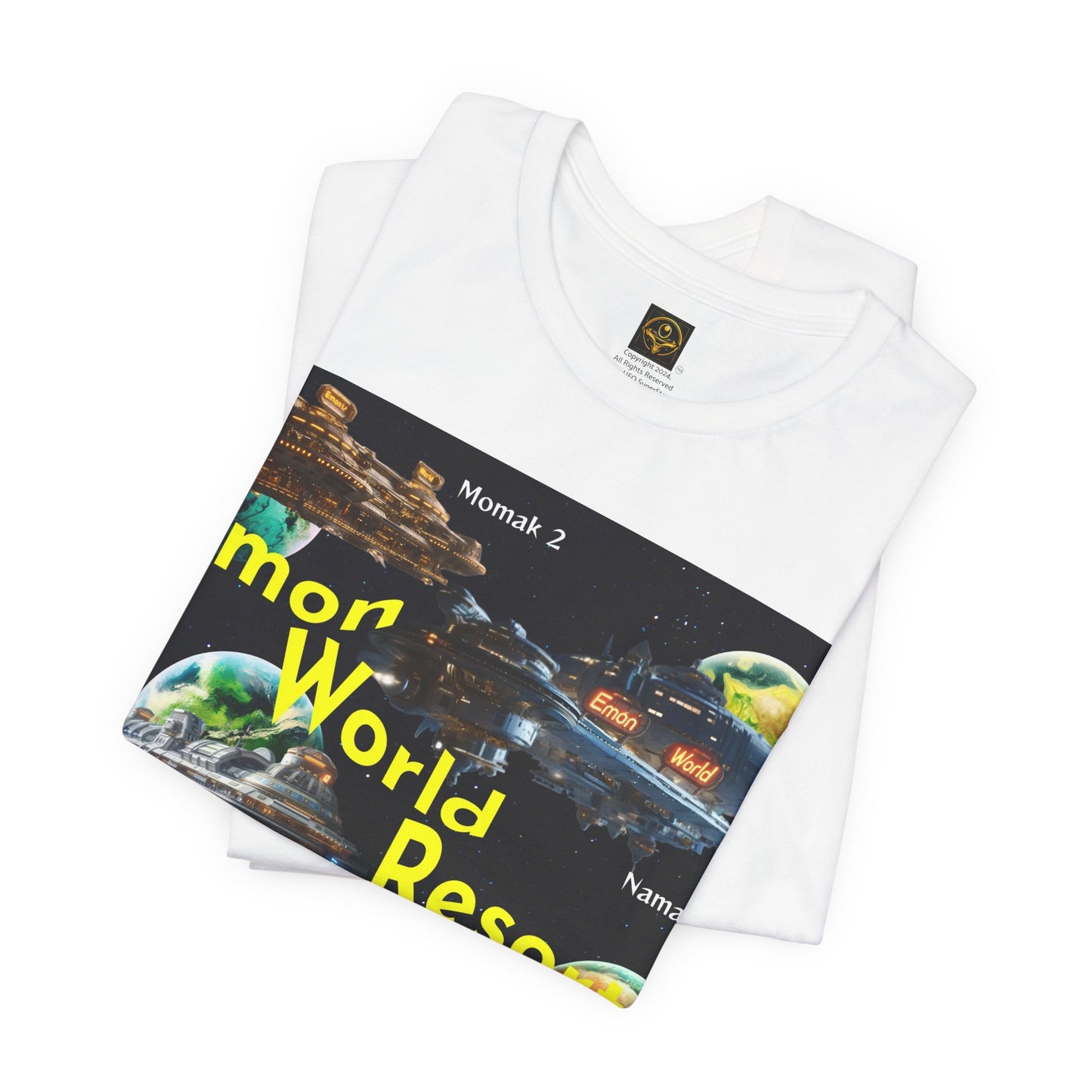 Celestial Resort Orbiter Alien Spaceship Tee,  Daily Spaceship T-shirt