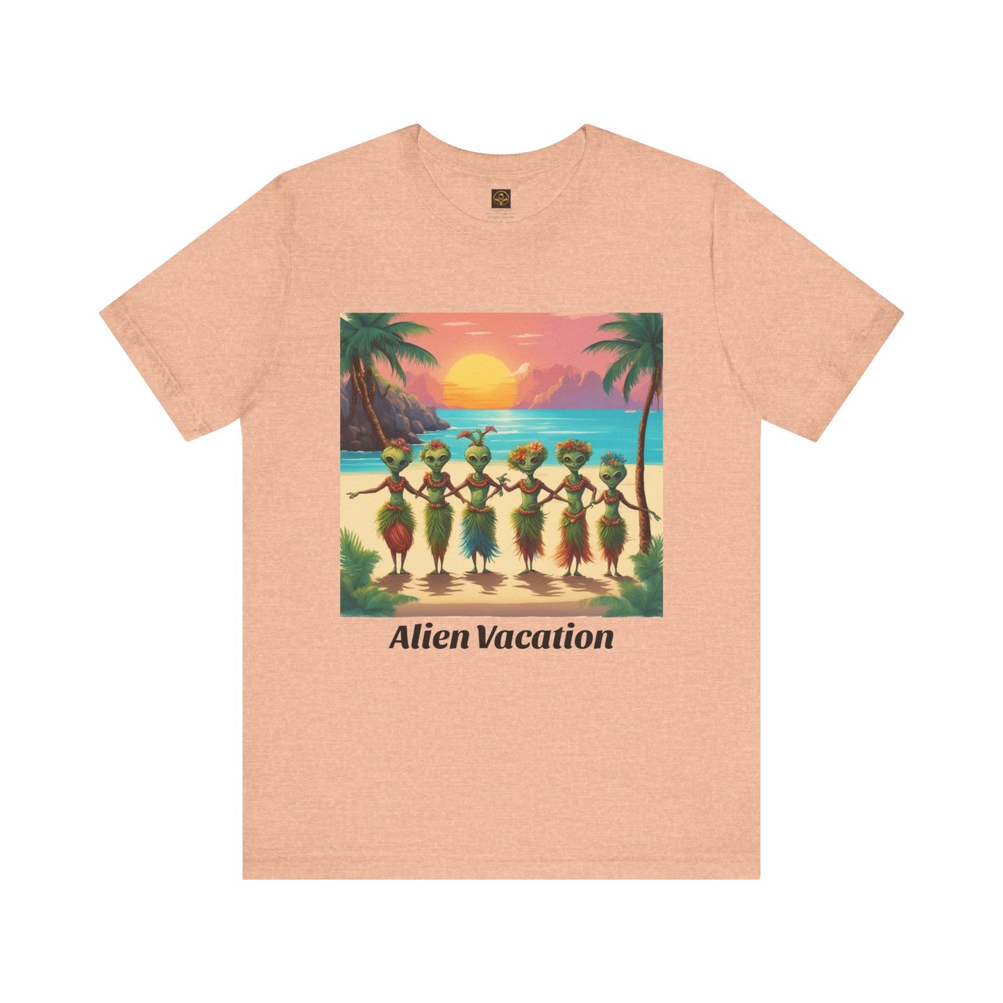 Alien Vacation T-shirt, Unisex Alien Tee