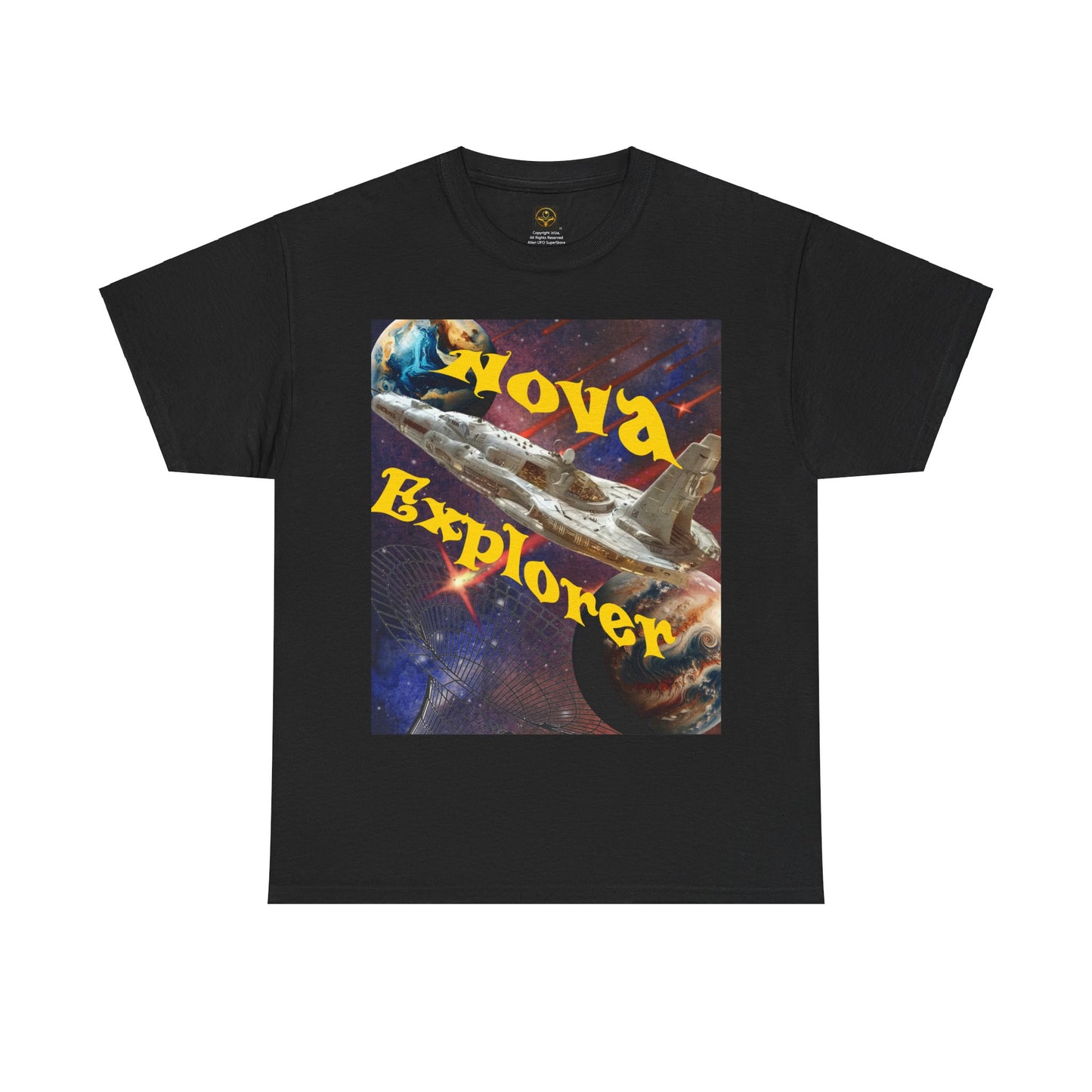 Nova Explorer Alien Spaceship T-shirt, Daily Spaceship Tee