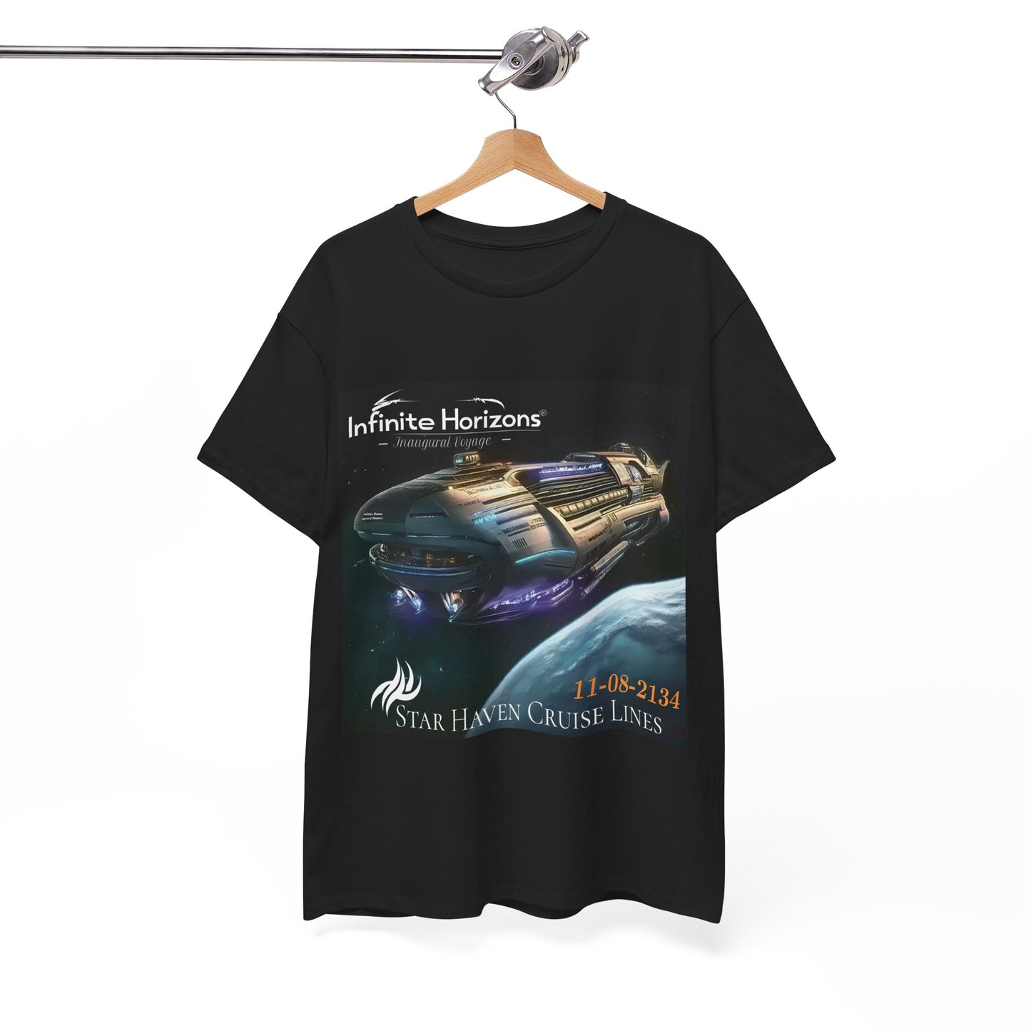 Space Cruise Tee - 'Infinite Horizons - Inaugural Voyage' Shirt