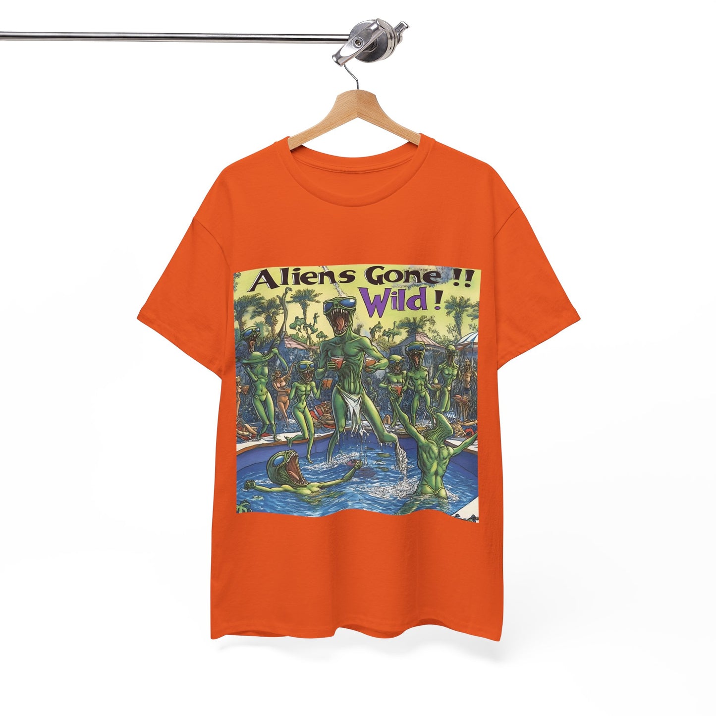 Alien Gone Wild Tee - Fun Alien Shirt for Spring Break and Pool Parties