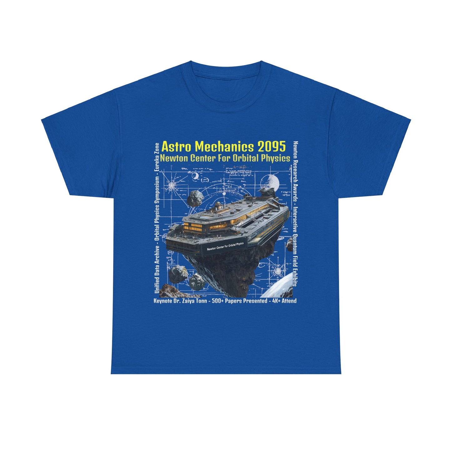 AstroMechanice 2095 Conference Unisex Tee - Newton Center For Orbital Physics, Conference T-Shirt