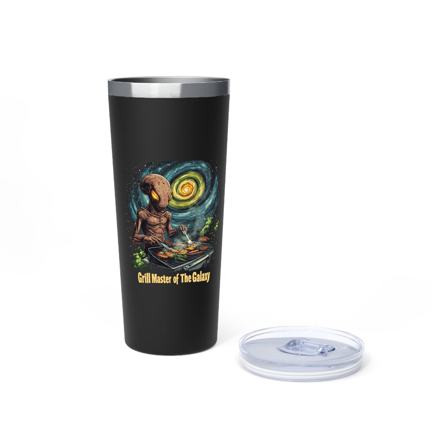 Travel Mug - Alien "Grill Master Of The Galaxy" - 22oz Copper Vacuum Insulated Tumbler