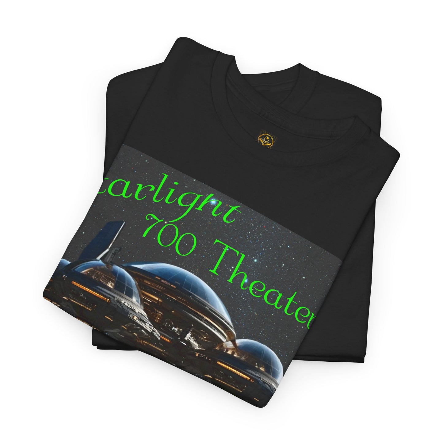 Starlight 700 Theaters Alien T-Shirt, Daily Spaceship Tee, Fun Alien Tee