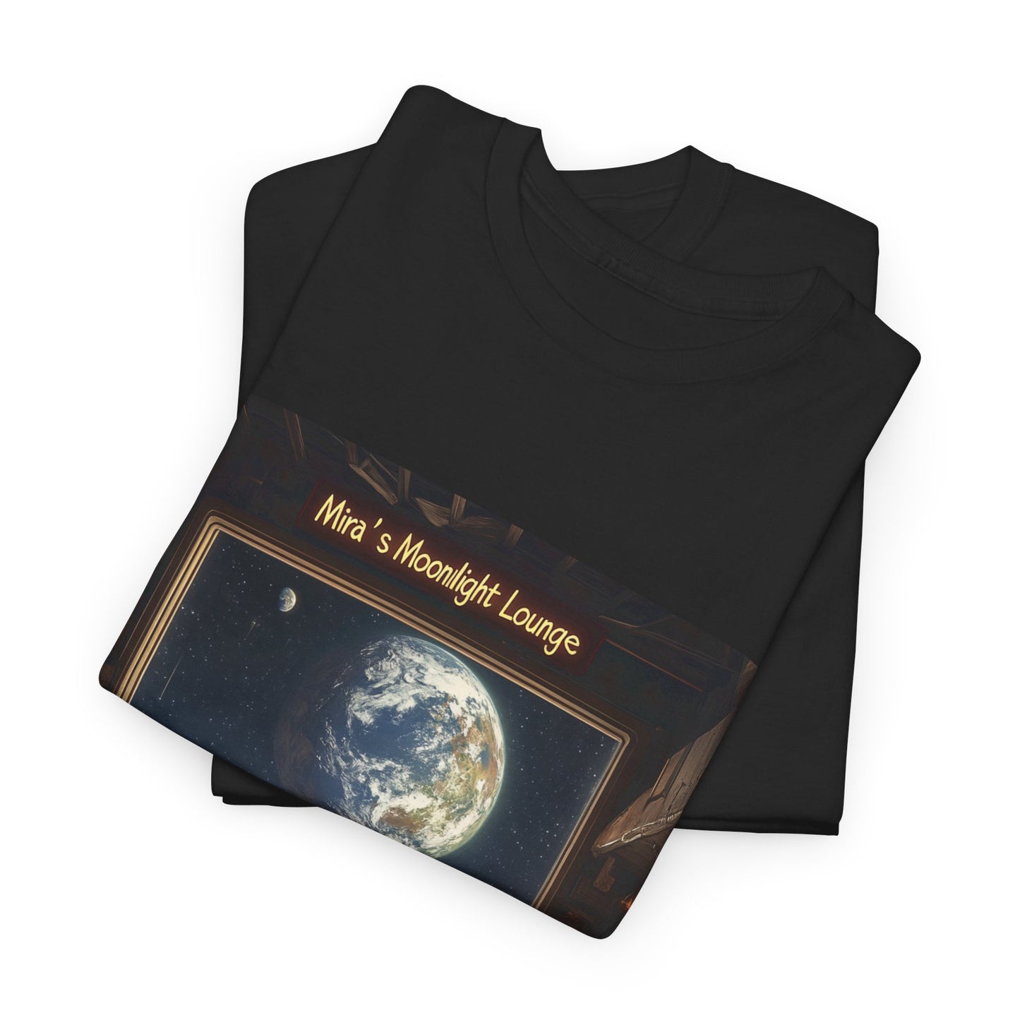 Mira's Moonlight Lounge Tee - Fun Moon T-shirt