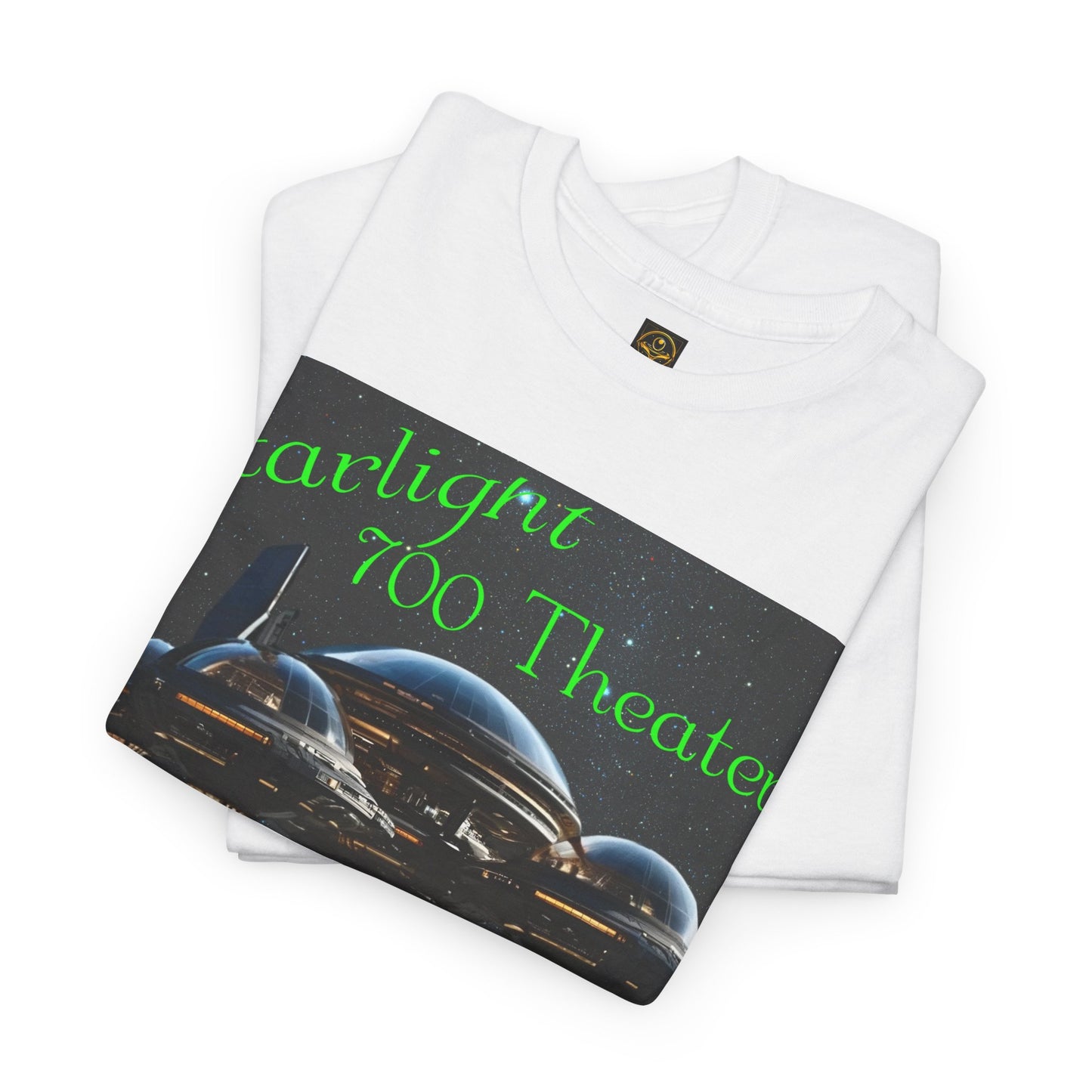 Starlight 700 Theaters Alien T-Shirt, Daily Spaceship Tee, Fun Alien Tee