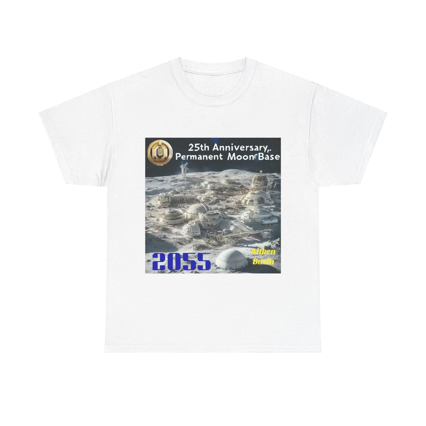 Moon Base 25th Anniversary Tee - 2065, Moon T-Shirt