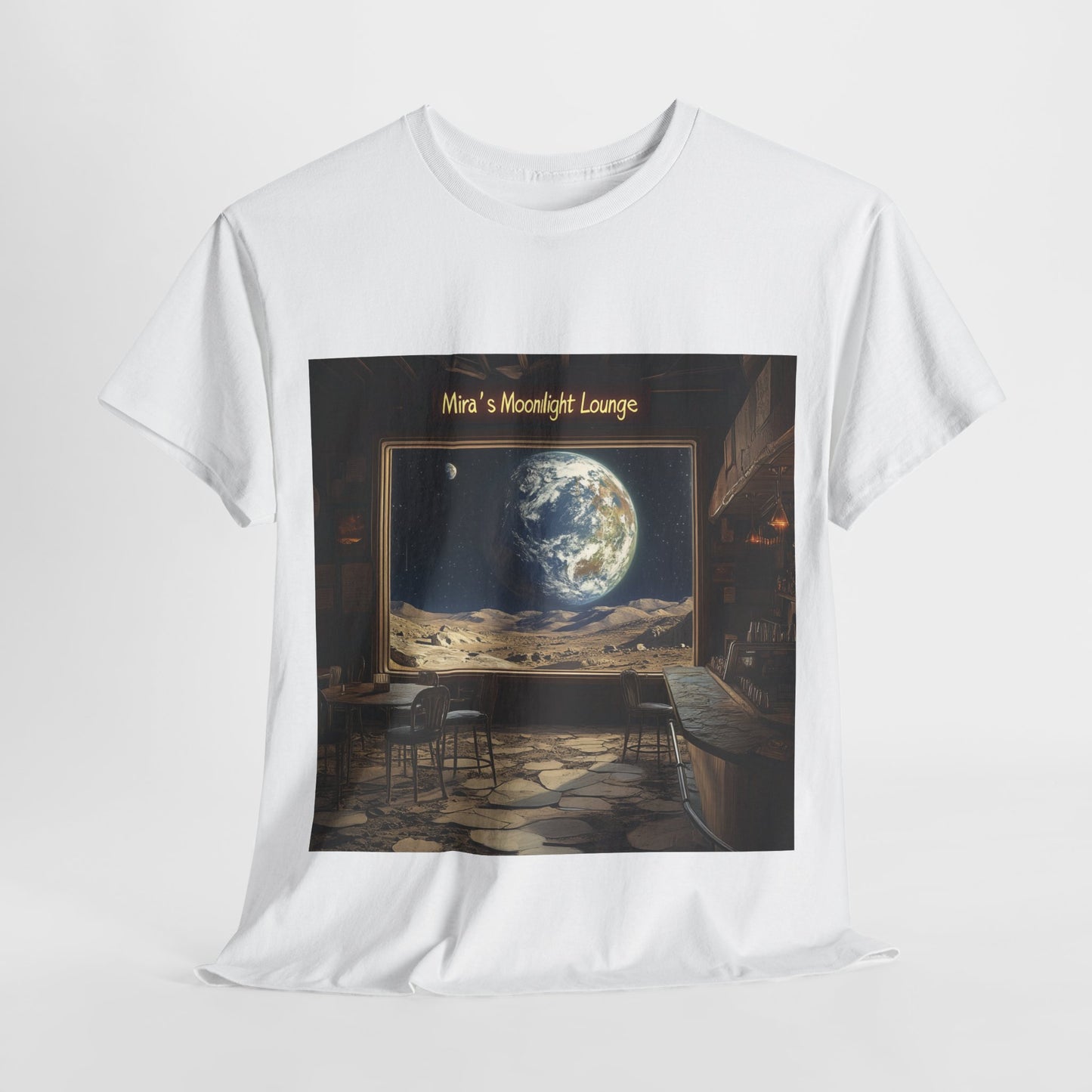 Mira's Moonlight Lounge Tee - Fun Moon T-shirt