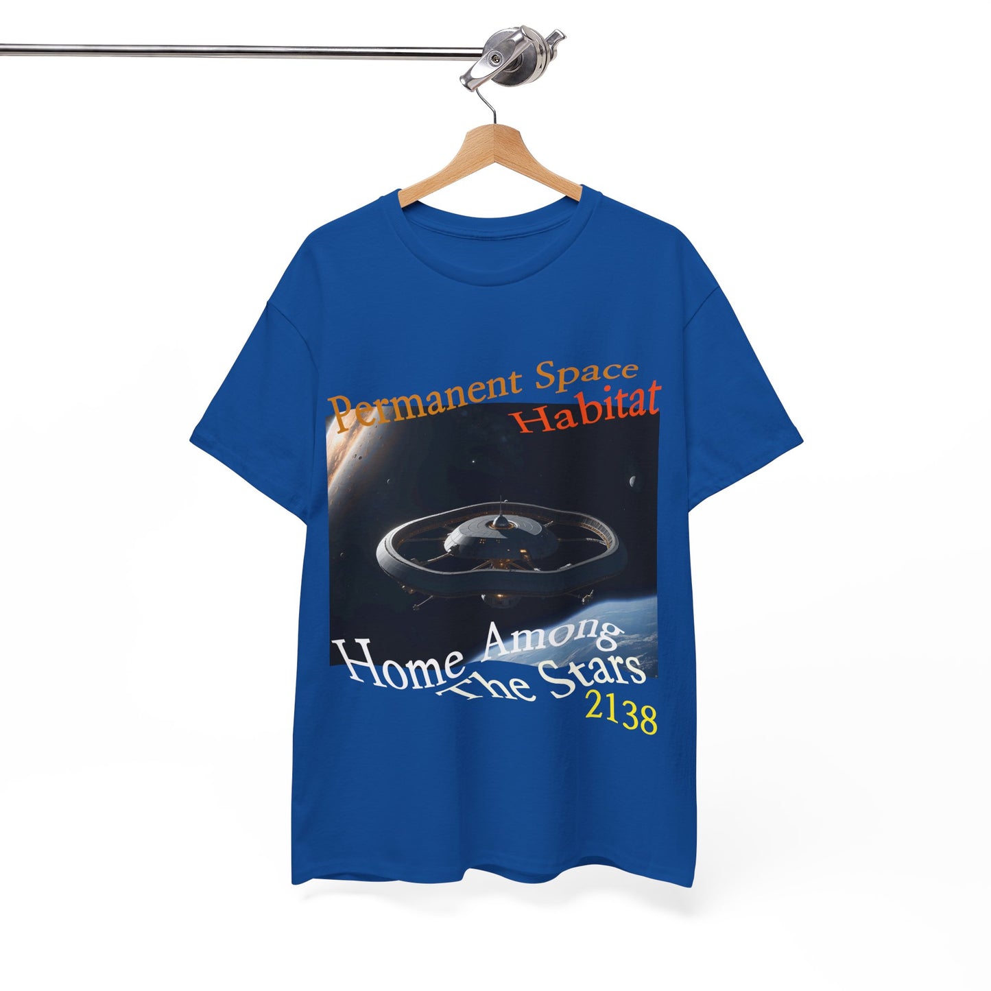 Space Habitat Tee - 'Home Among The Stars' T-shirt, Space T-shirt