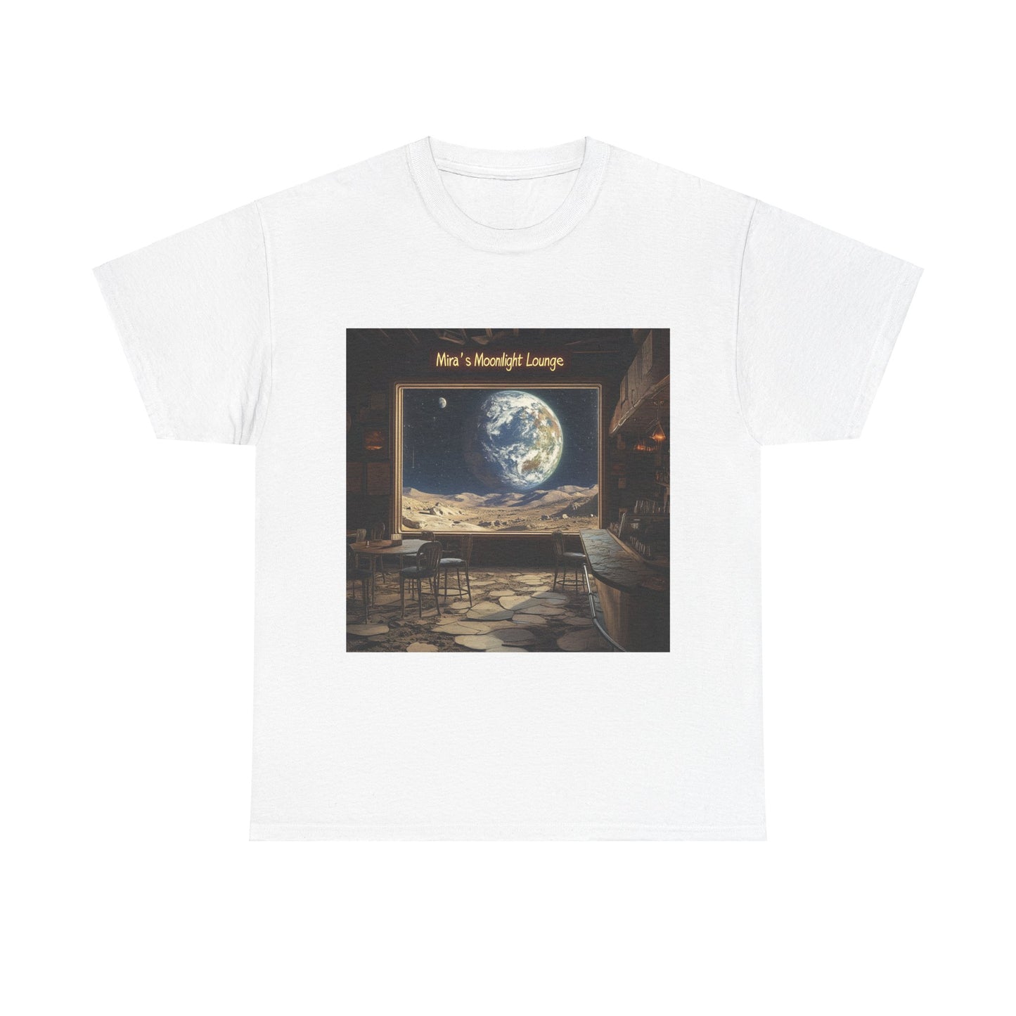 Mira's Moonlight Lounge Tee - Fun Moon T-shirt