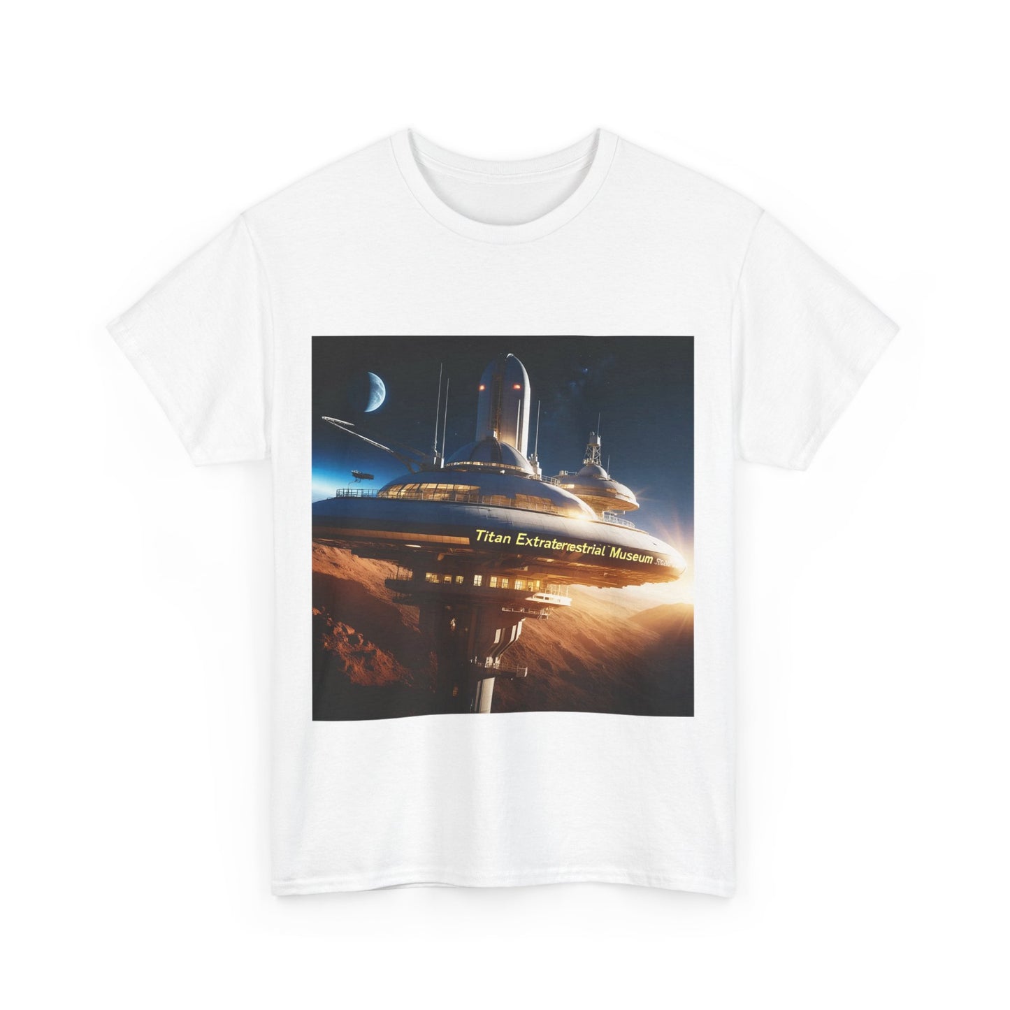 Titan Extraterrestrial Museum Tee - Titan Alien Space Shirt