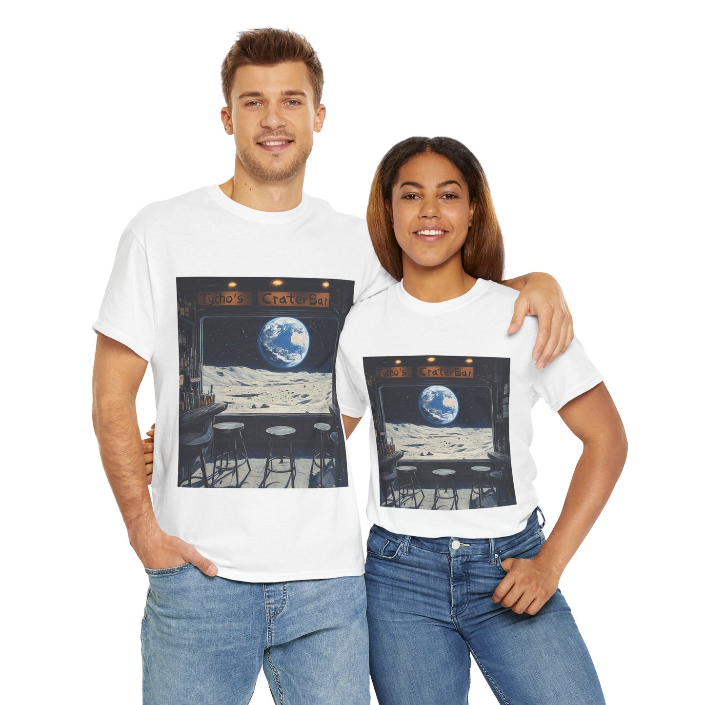 Moon Bar Tee - Tyco's Crate Bar - Fun Moon T-shirt