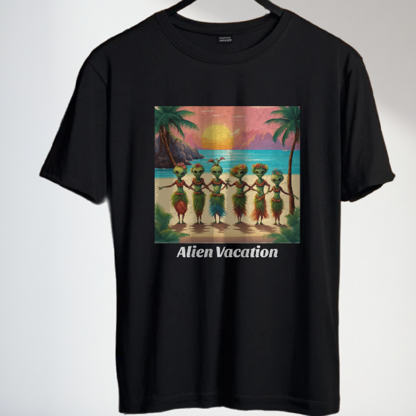 Funny Alien Vacation T-Shirt Alien Dance Funny T-Shirt