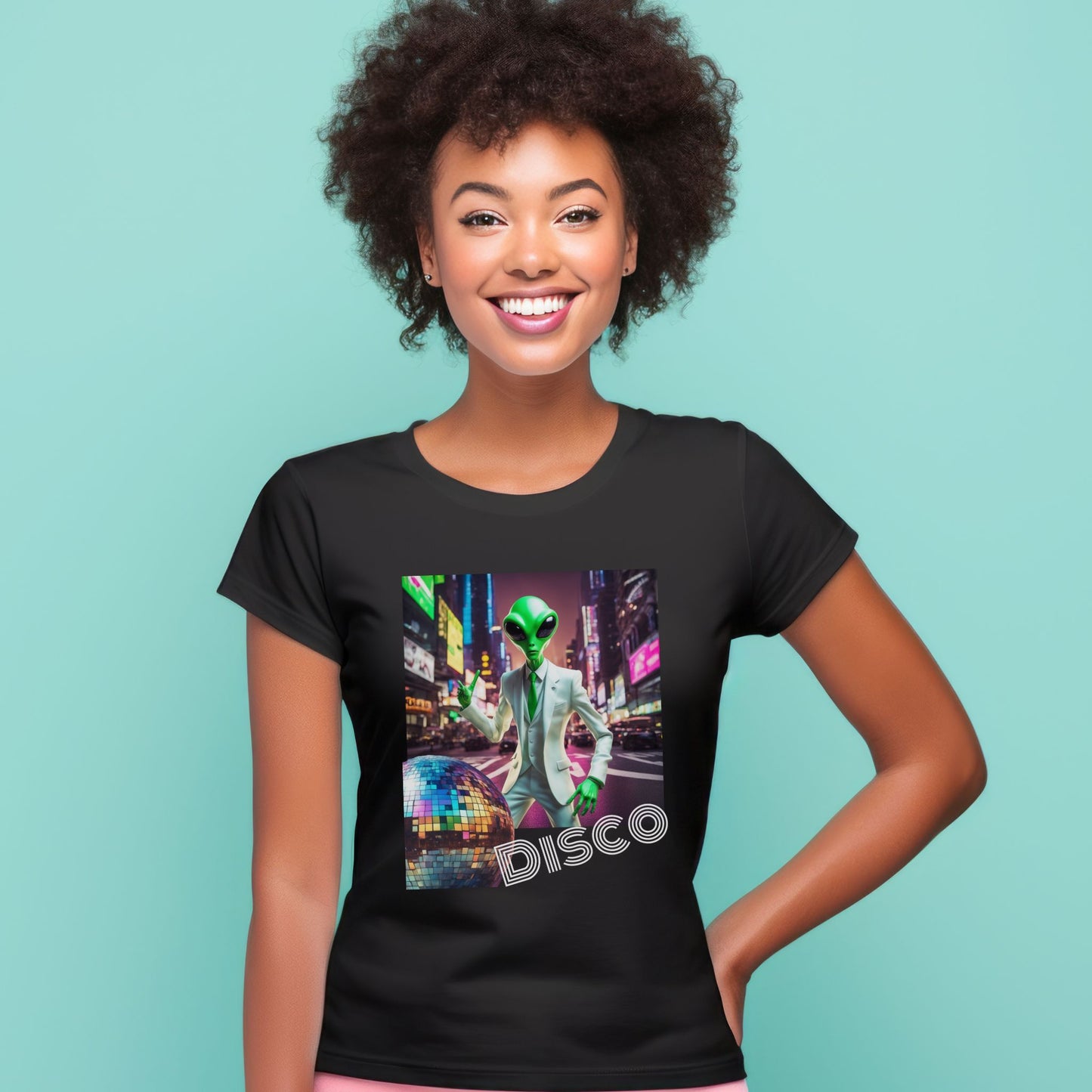 Disco Alien T-Shirt Alien Tee