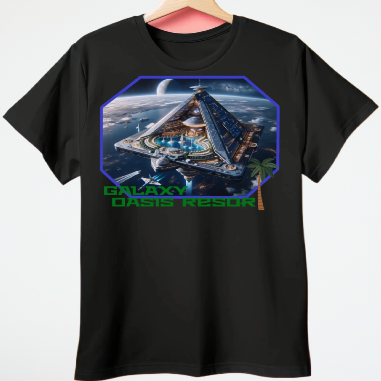 Galaxy Oasis Resort, Alien T-Shirt, The Daily Spaceship