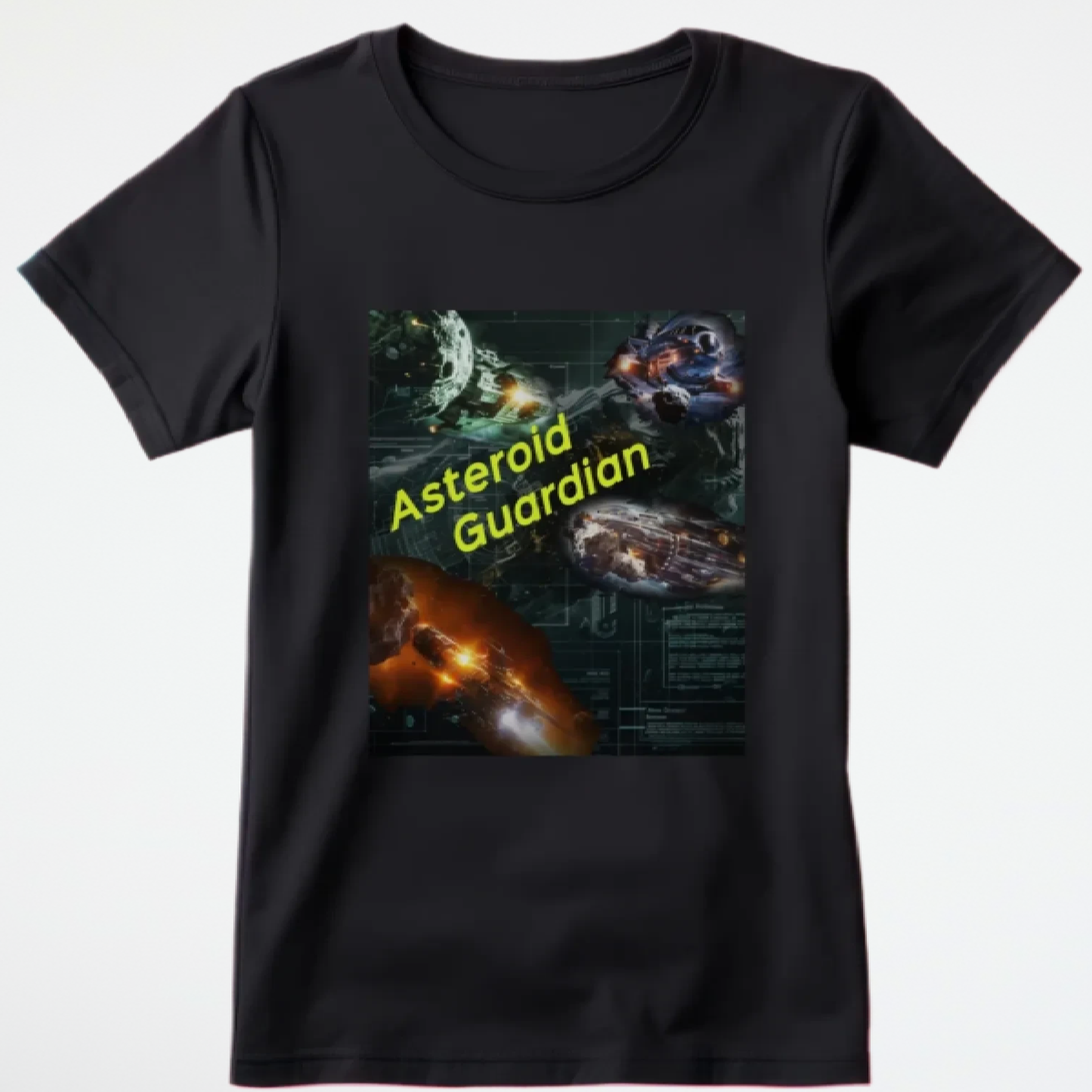 Asteroid Guardian T-Shirt, Daily Spaceship T-Shirt, Alien Tee