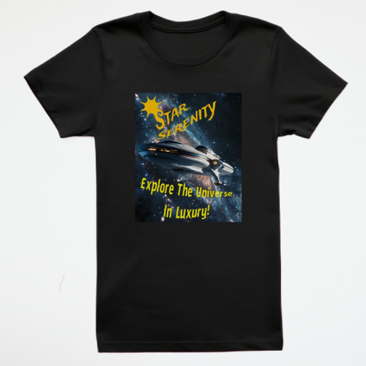 Star Serenity T-Shirt, Alien Tee, Daily Spaceship T-Shirt