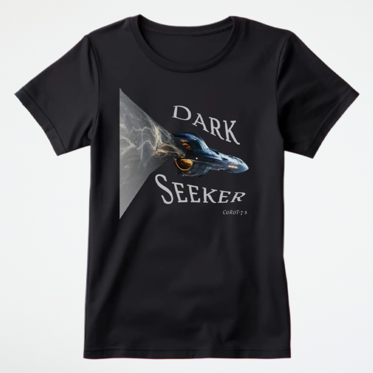 Dark Seeker Alien T-Shirt, Daily Spaceship Shirt