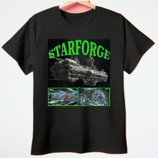 StarForge T-Shirt, Dalily Spaceship Tee, Alien T-Shirt