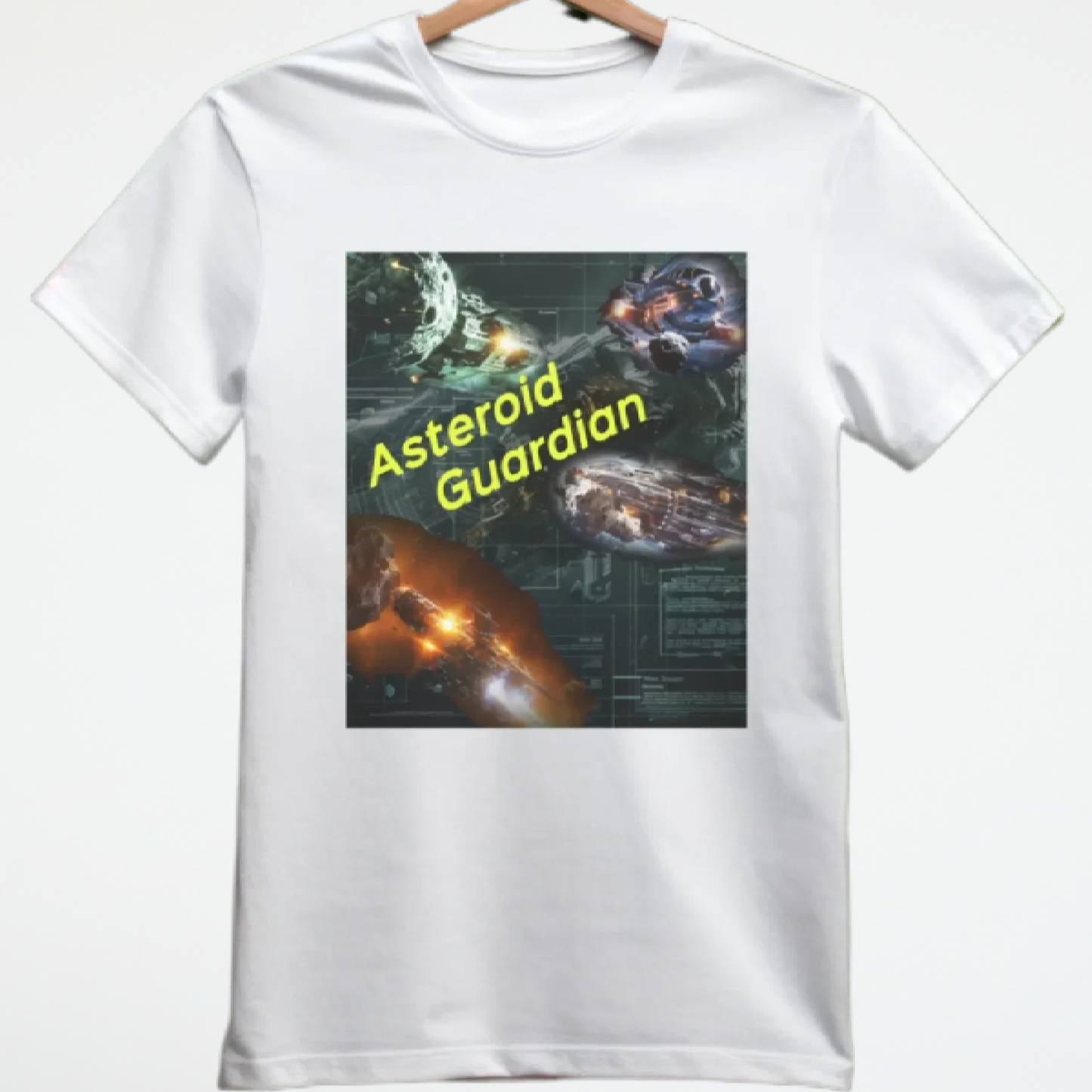 Asteroid Guardian T-Shirt, Daily Spaceship T-Shirt, Alien Tee