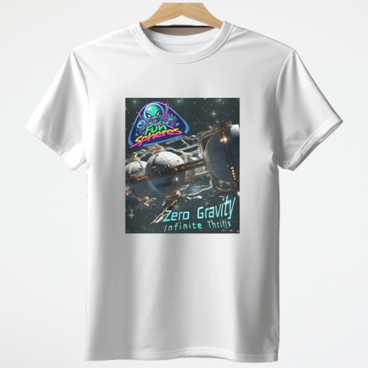 Fun Spheres T-Shirt, Daily Spaceship Tee, Alien T-Shirt