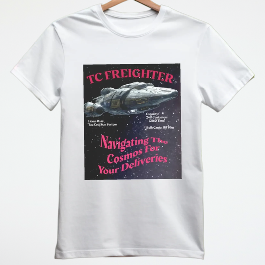 TC Freighter T-Shirt, Daily Spaceship Tee, Alien T-Shirt