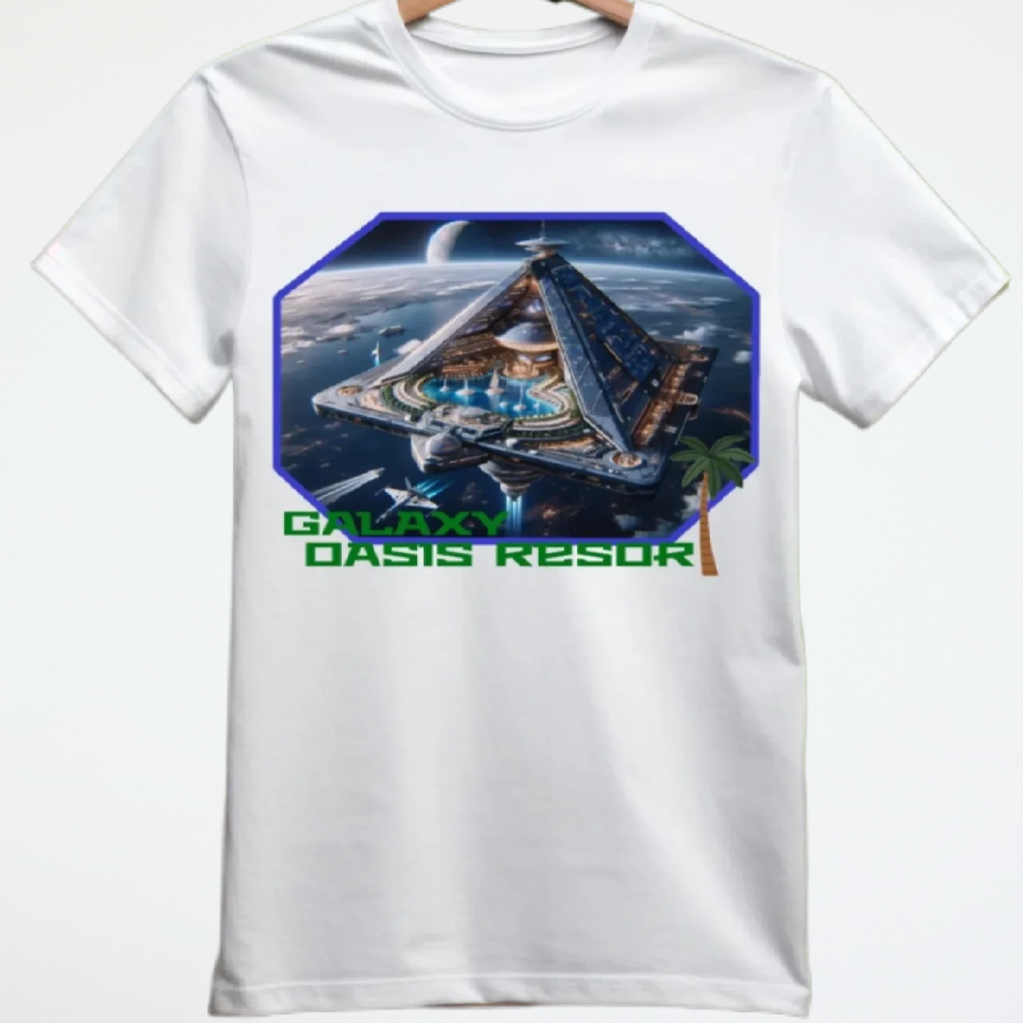 Galaxy Oasis Resort, Alien T-Shirt, The Daily Spaceship