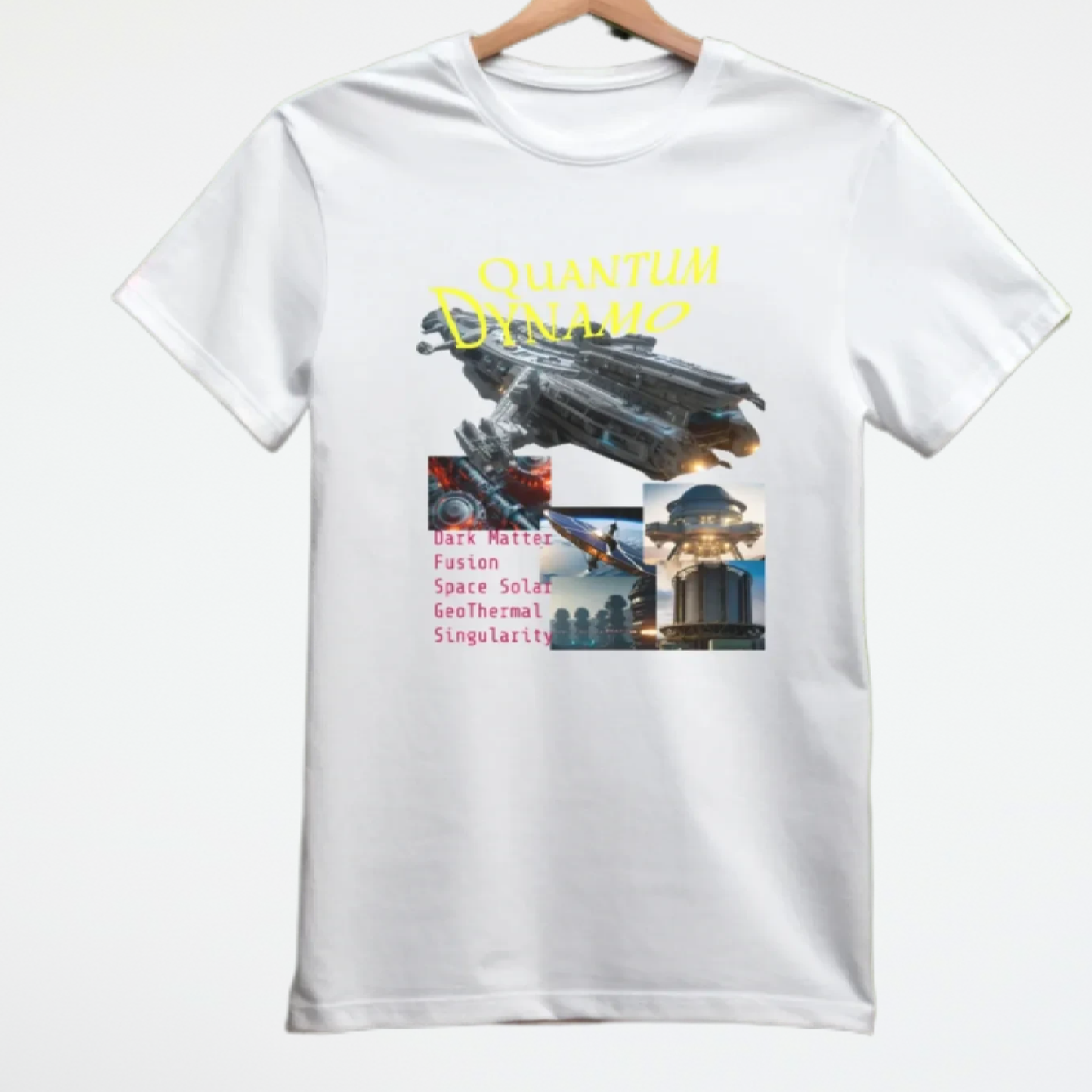 Quantum Dynamo, Alien T-shirt Daily Spaceship