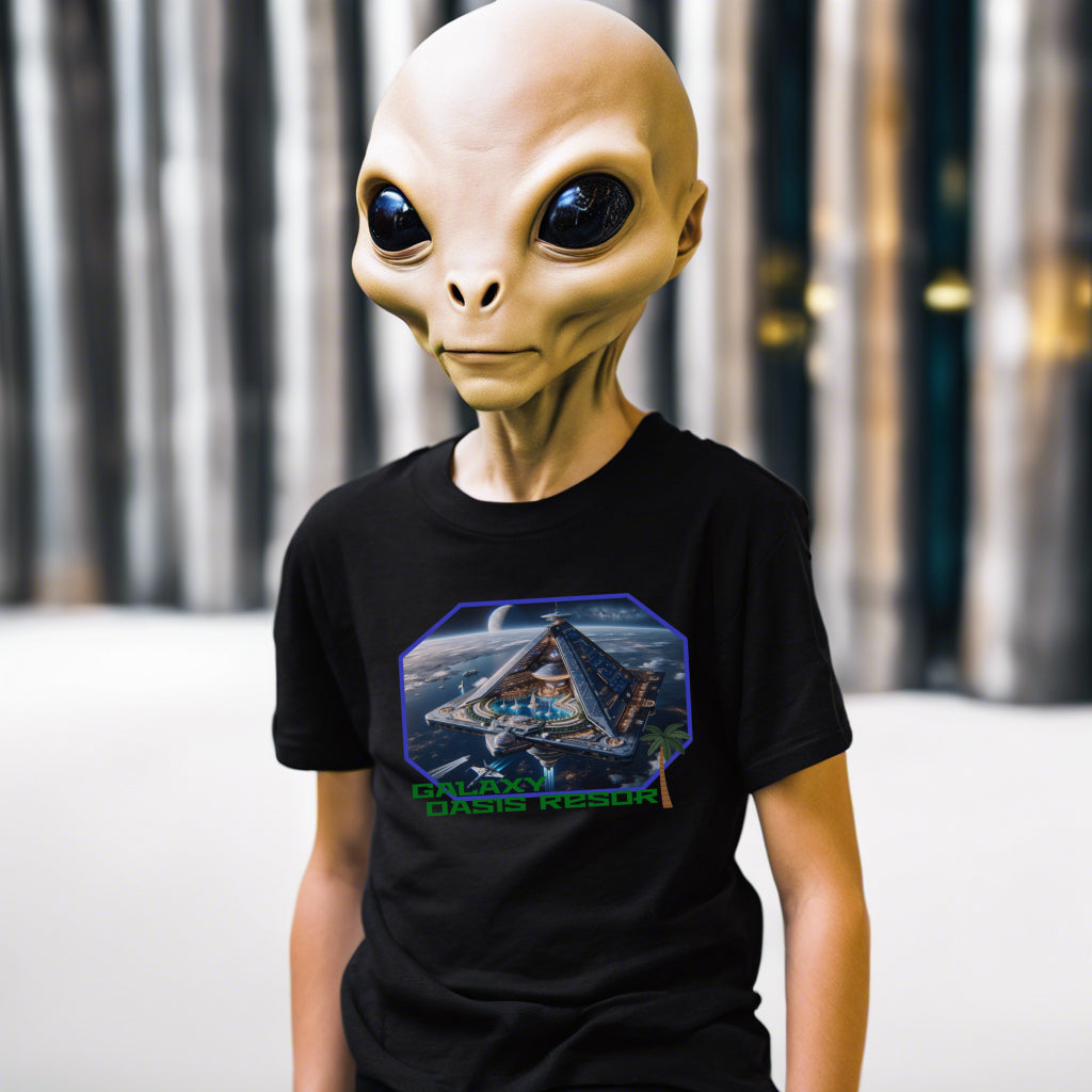 Galaxy Oasis Resort, Alien T-Shirt, The Daily Spaceship