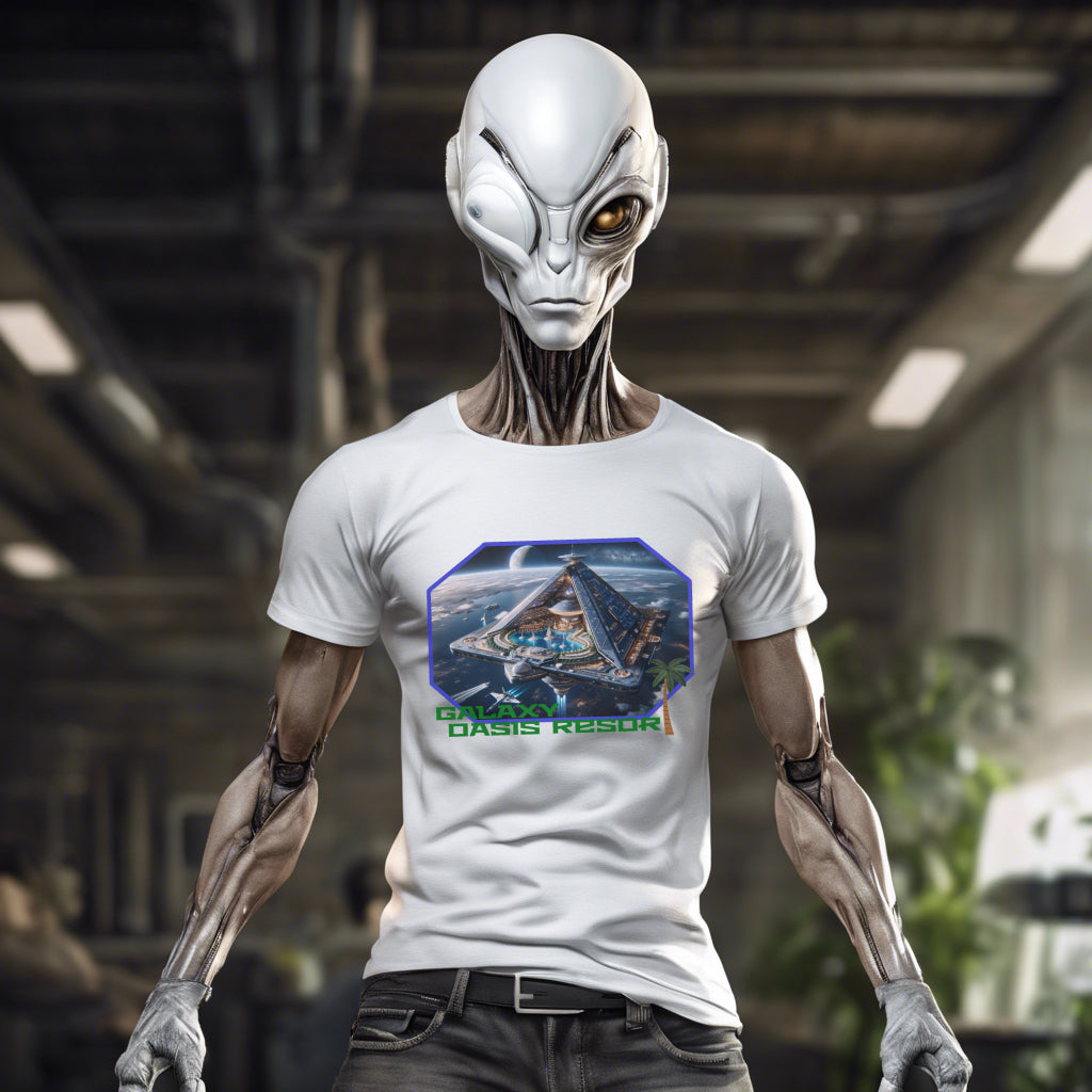 Galaxy Oasis Resort, Alien T-Shirt, The Daily Spaceship