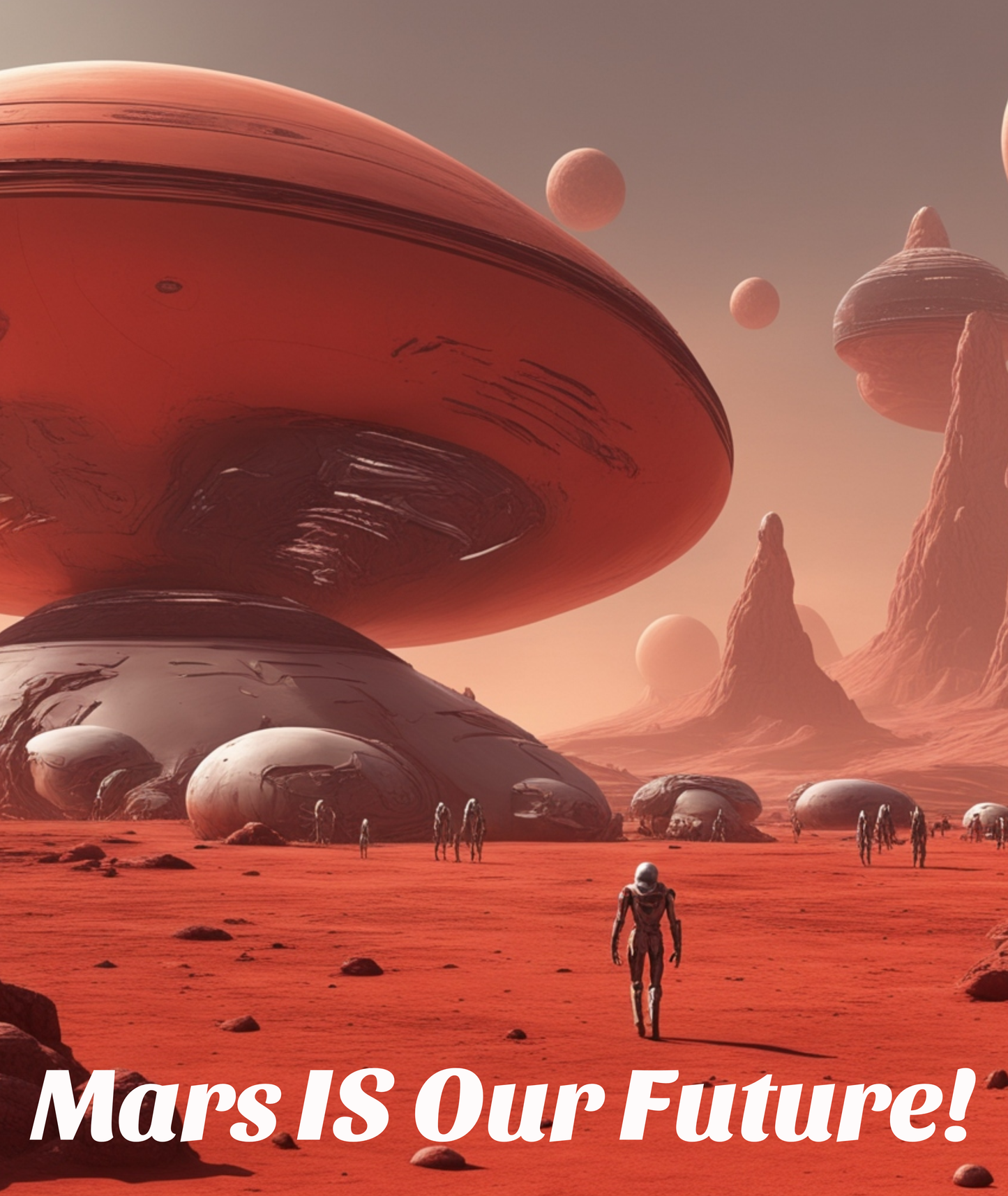 Mars Is Our Future! T-Shirt Inspirational Mars Tee