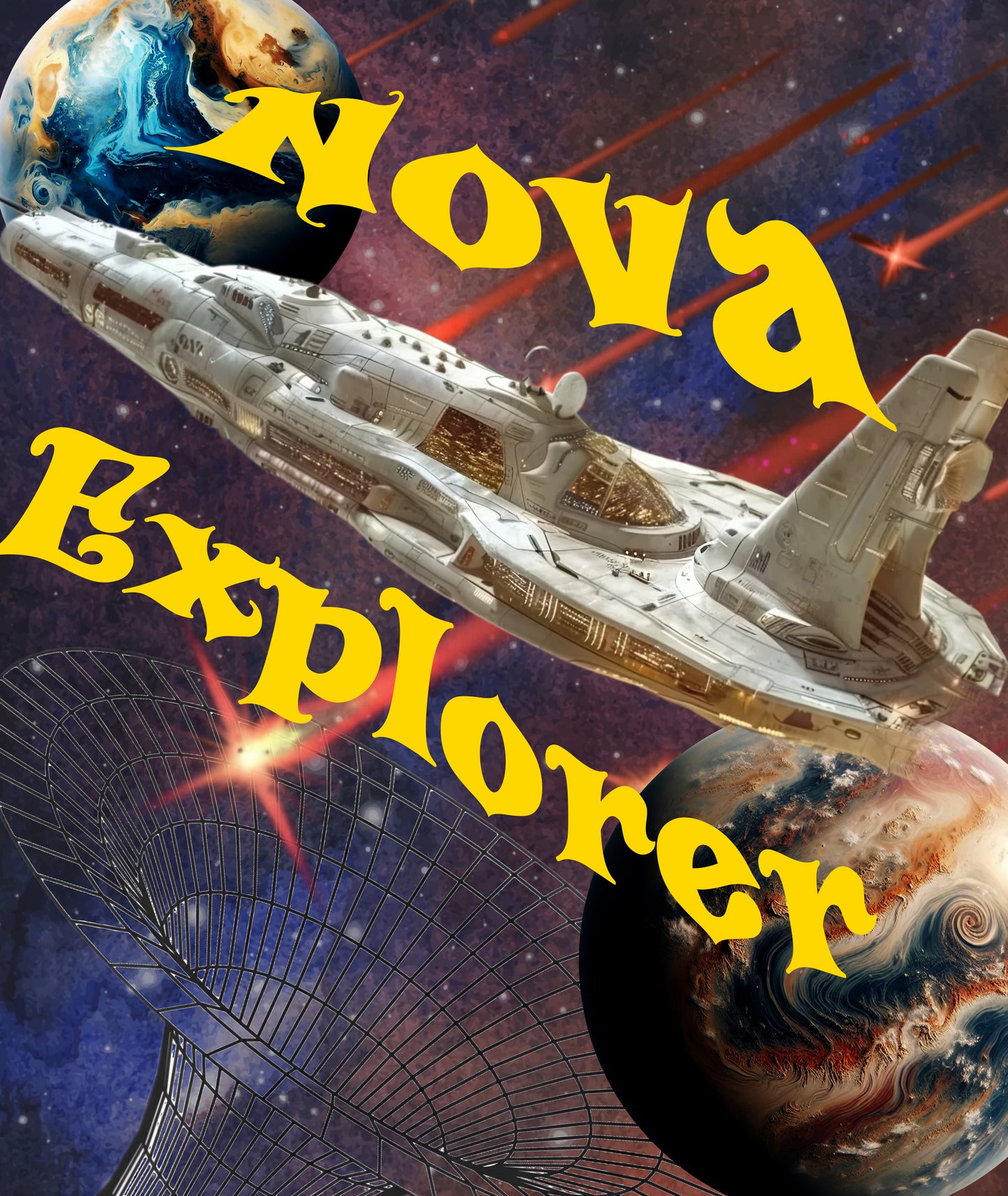 Nova Explorer T-Shirt, Alien T-Shirt, Daily Spaceship T-Shirt