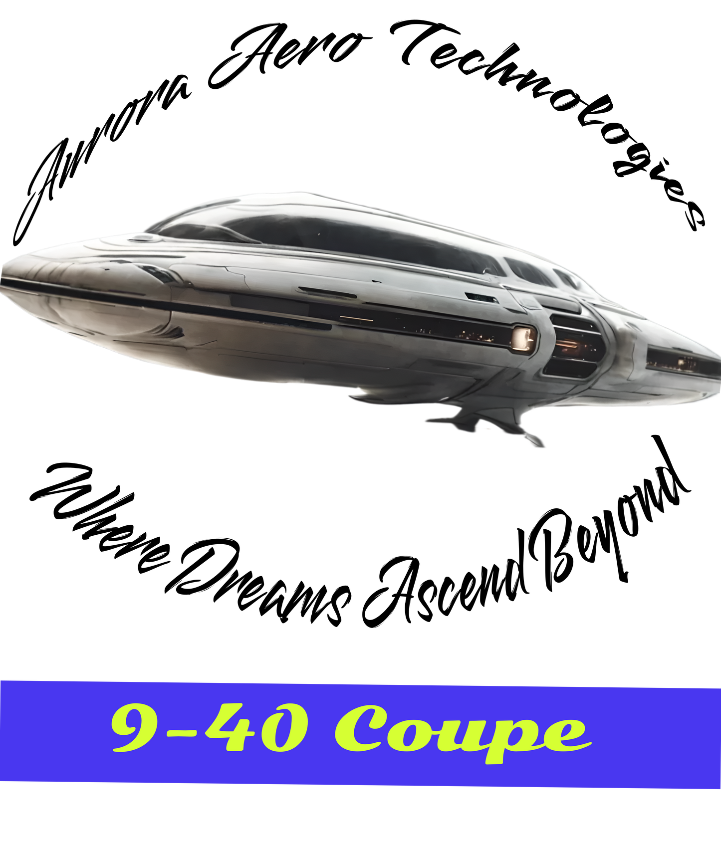 9-40 Coupe, Alien Sports Spaceship T-Shirt, Alien Shirt, The Daily Spaceship