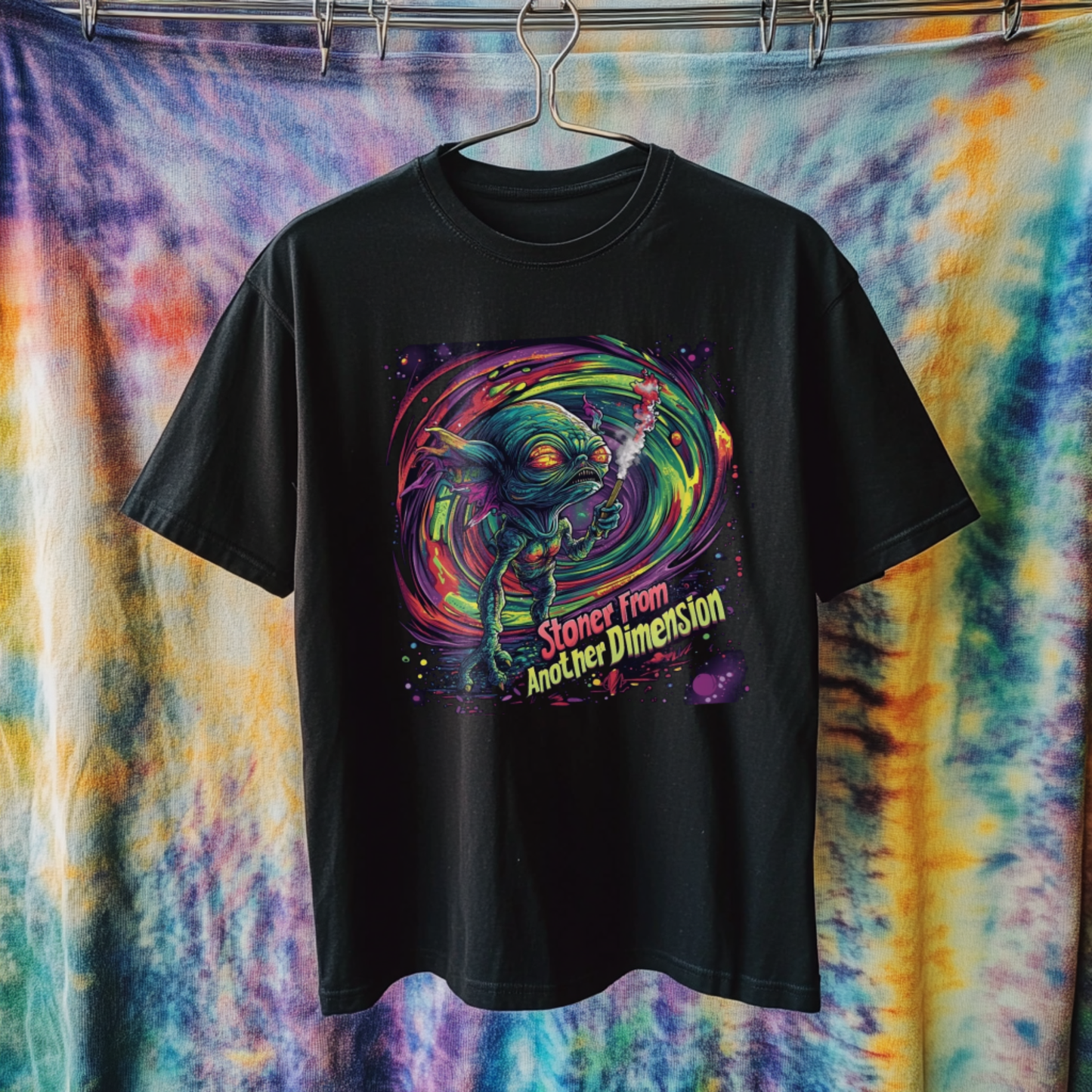 "Stoner From Another Dimension", Alien T-Shirt