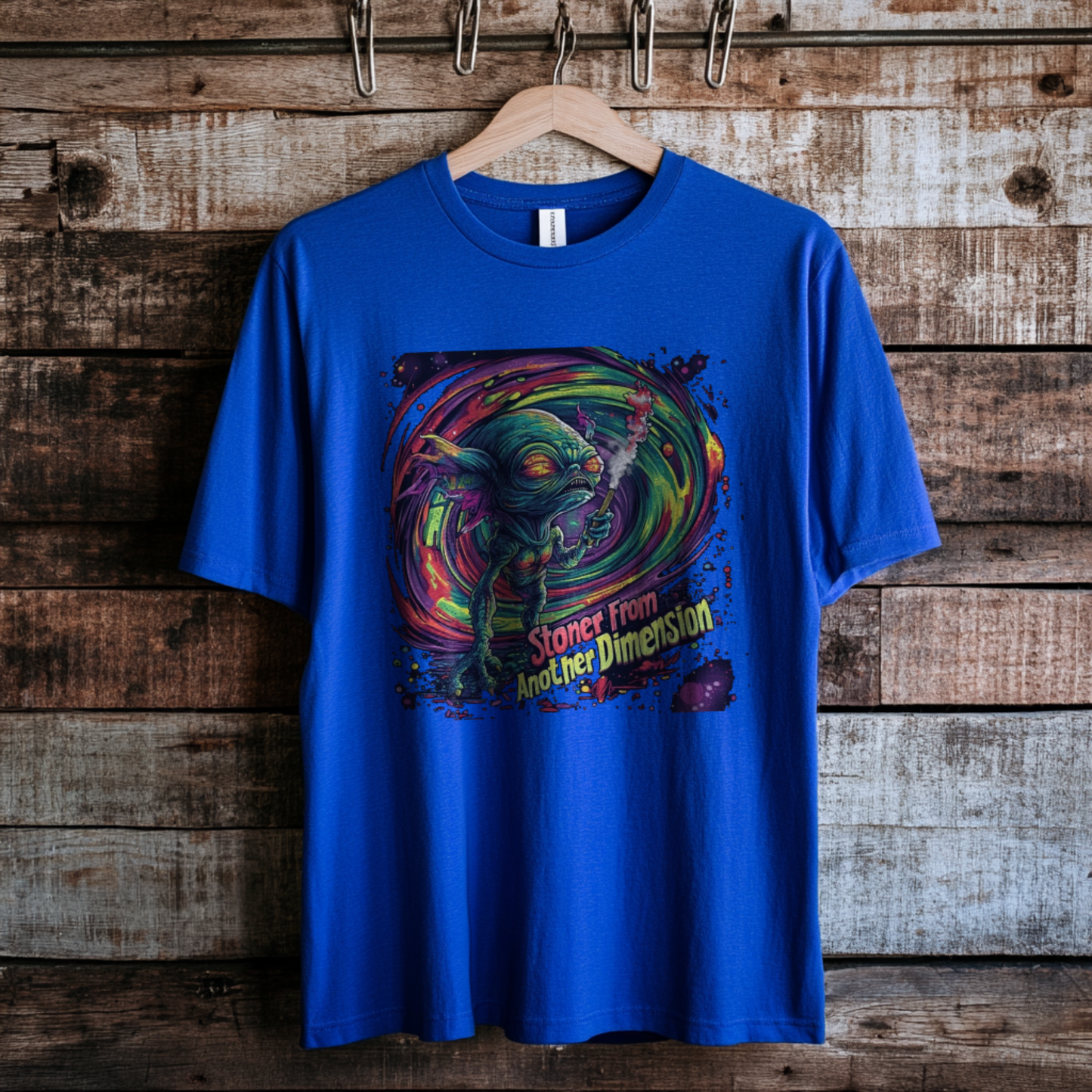 "Stoner From Another Dimension", Alien T-Shirt