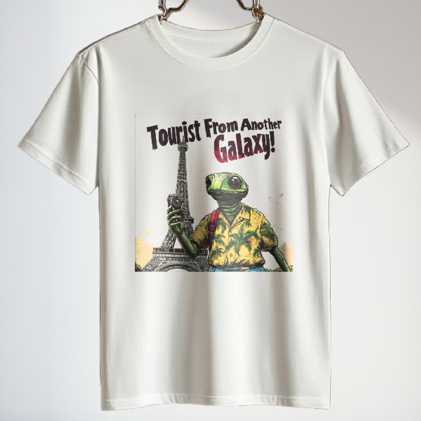 Tourist From Another Galaxy Alien Tee, Alien Tourist T-Shirt