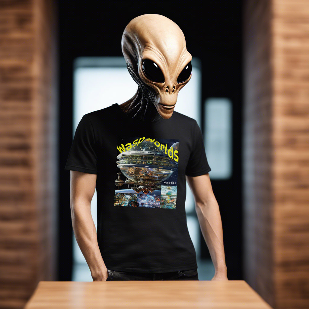 Wasp Worlds, Alien Amusement Park T-Shirt, Daily Spaceship