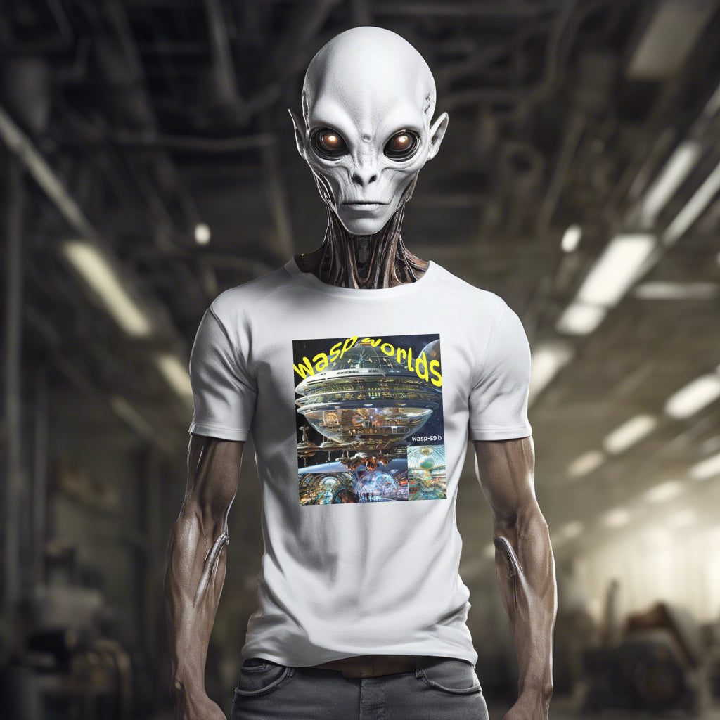 Wasp Worlds, Alien Amusement Park T-Shirt, Daily Spaceship