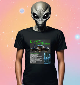 Starlight 700 Theaters T-Shirt, Daily Spaceship T-Shirt, Alien Tee