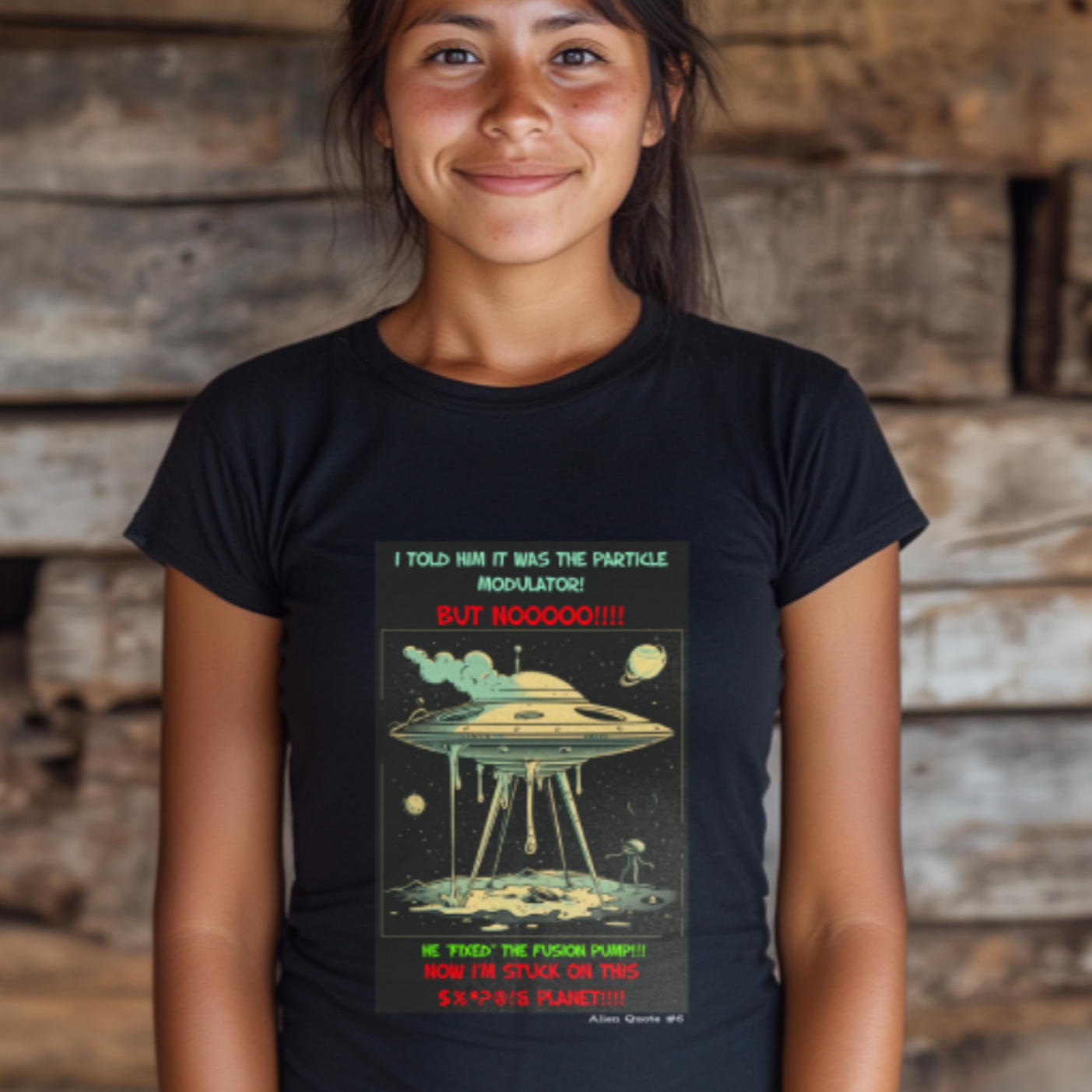 Alien Broken Transporter Beam T-Shirt, Alien Quote #14, Alien Tee