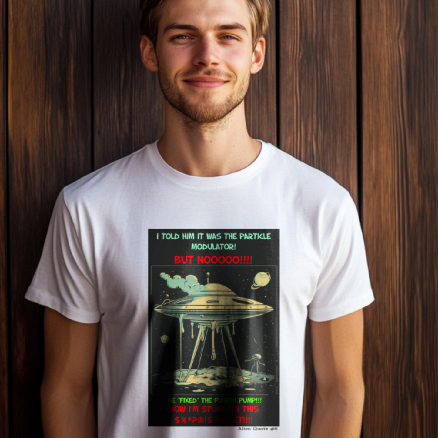 Alien Broken Transporter Beam T-Shirt, Alien Quote #14, Alien Tee