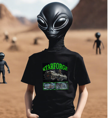 StarForge T-Shirt, Dalily Spaceship Tee, Alien T-Shirt