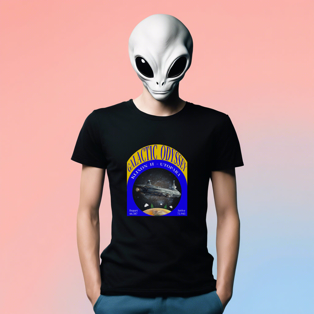 Galactic Odyssey T-Shirt, Daily Spaceship T-Shirt, Alien Tee