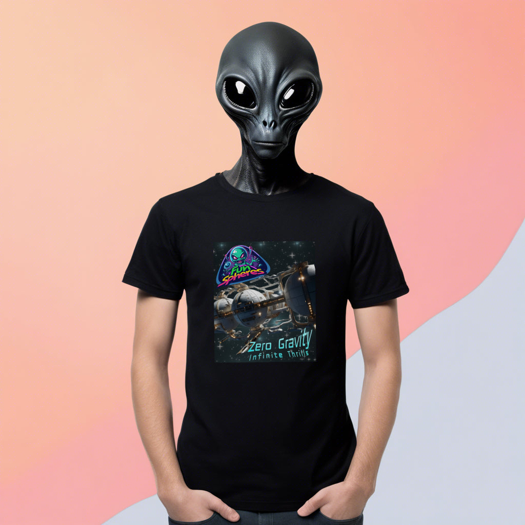 Fun Spheres T-Shirt, Daily Spaceship Tee, Alien T-Shirt