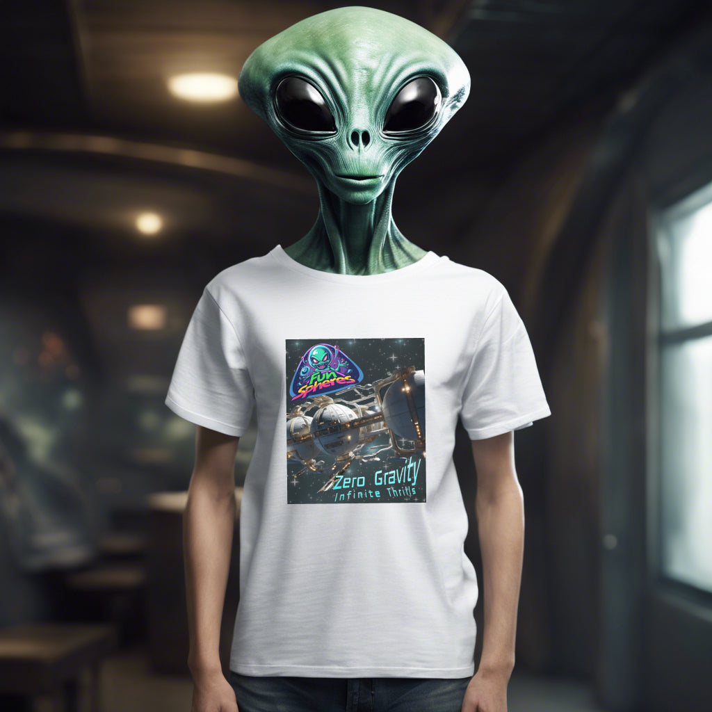 Fun Spheres T-Shirt, Daily Spaceship Tee, Alien T-Shirt