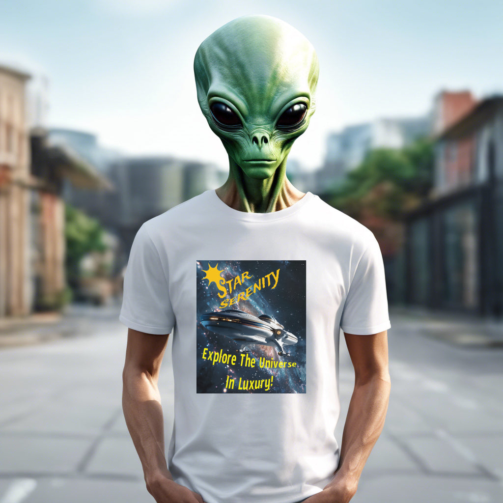 Star Serenity T-Shirt, Alien Tee, Daily Spaceship T-Shirt